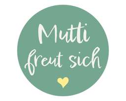 Mutti freut sich logo.
